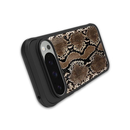 Ouroboros stylish phone case for google pixel 9 pro xl | glossy glass and slim fit