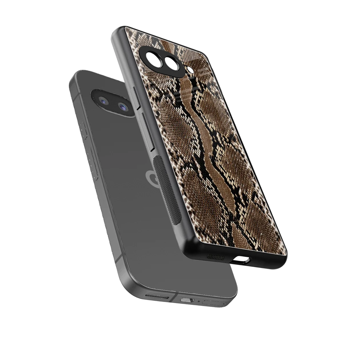 Ouroboros sleek google pixel 10a cover with tempered glass back and TPU edges