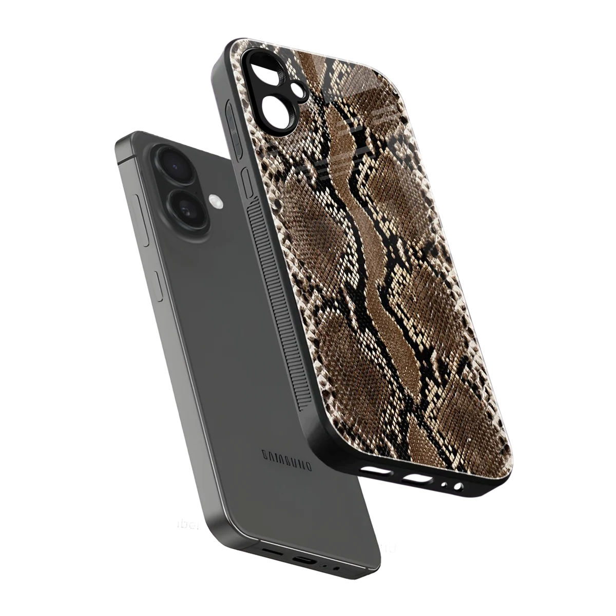 Ouroboros sleek samsung galaxy a06 5g cover with tempered glass back and TPU edges