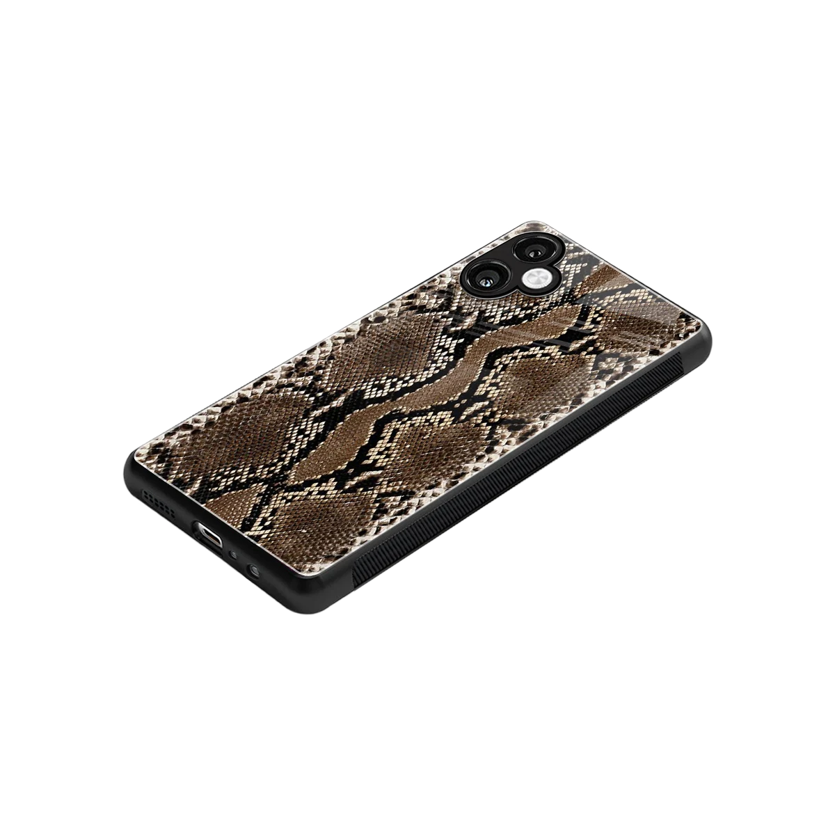 Ouroboros stylish phone case for samsung galaxy a06 5g | glossy glass and slim fit