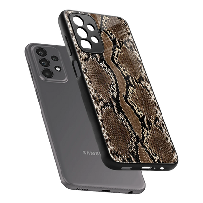 Ouroboros sleek samsung galaxy a23 cover with tempered glass back and TPU edges
