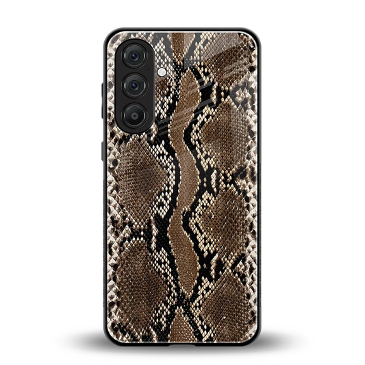 Ouroboros back phone cover | glass case for samsung galaxy m35 5g