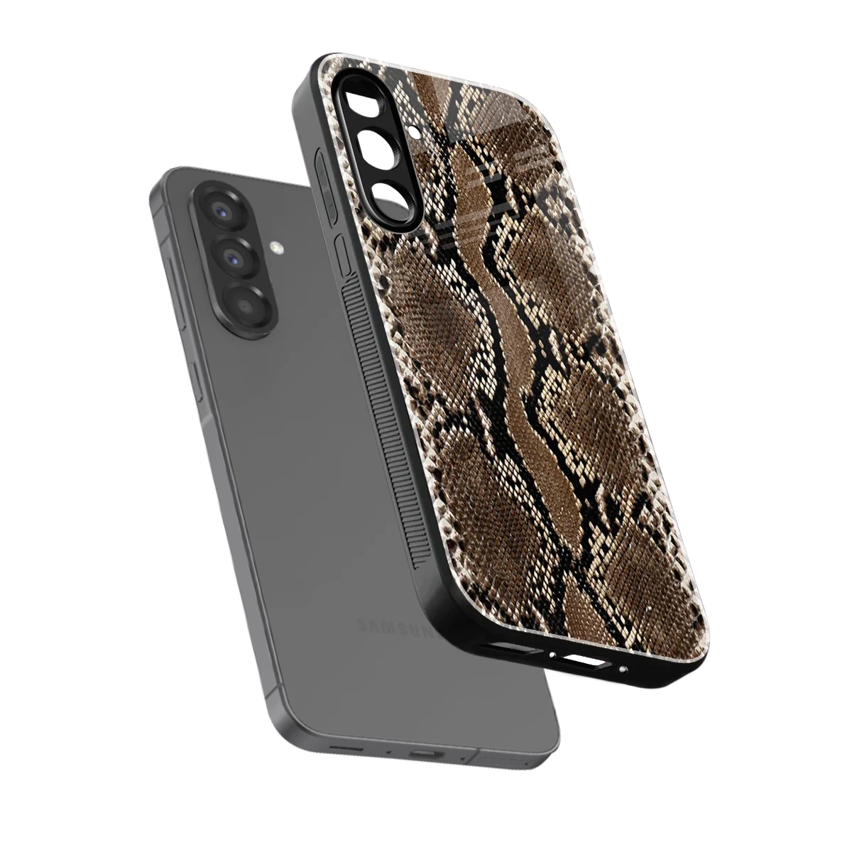 Ouroboros sleek samsung galaxy a37 5g cover with tempered glass back and TPU edges