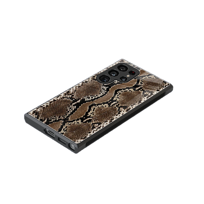 Ouroboros stylish phone case for samsung galaxy s23 ultra | glossy glass and slim fit