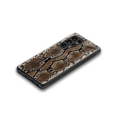 Ouroboros stylish phone case for samsung galaxy s25 ultra | glossy glass and slim fit