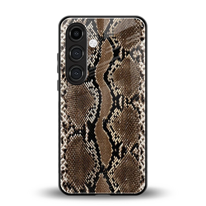 Ouroboros back phone cover | glass case for samsung galaxy s25 plus