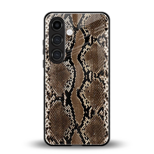 Ouroboros back phone cover | glass case for samsung galaxy s25 plus