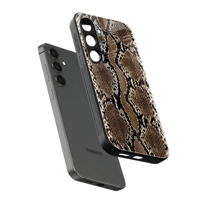 Ouroboros sleek samsung galaxy s25 cover with tempered glass back and TPU edges