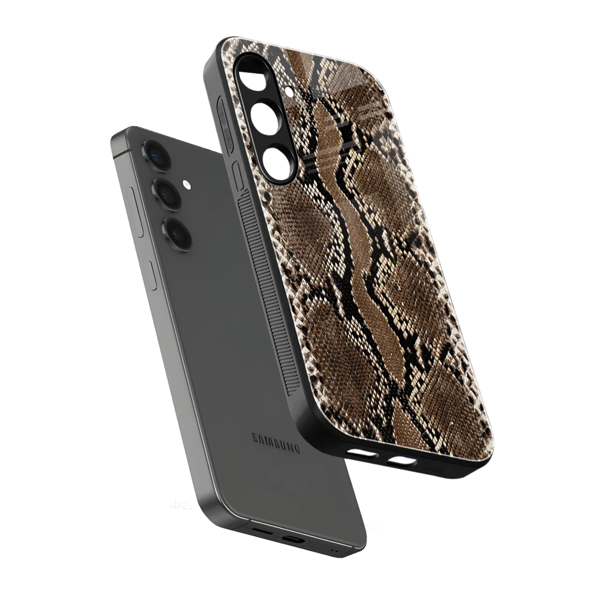 Ouroboros sleek samsung galaxy s24 plus cover with tempered glass back and TPU edges