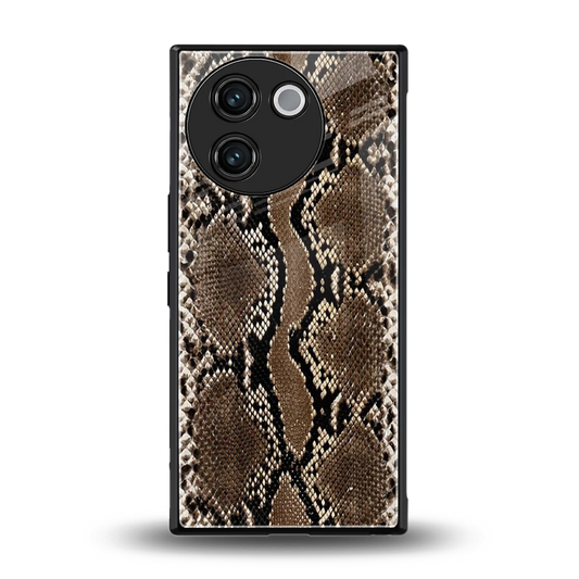 Ouroboros back phone cover | glass case for vivo v30e