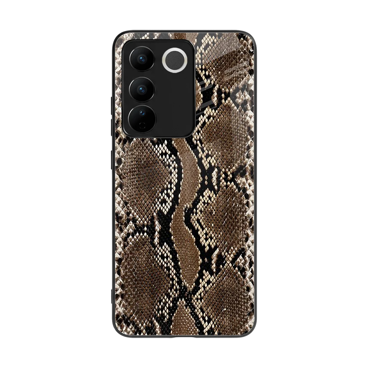 Ouroboros back phone cover | glass case for vivo v27 5g