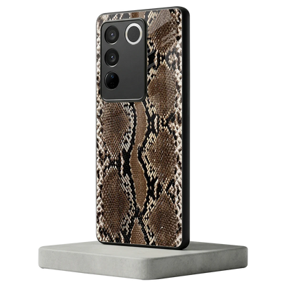 Ouroboros vivo v27 5g mobile cover | shockproof glass phone case