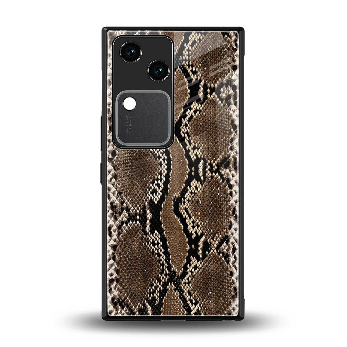 Ouroboros back phone cover | glass case for vivo v30