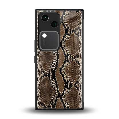 Ouroboros back phone cover | glass case for vivo v30