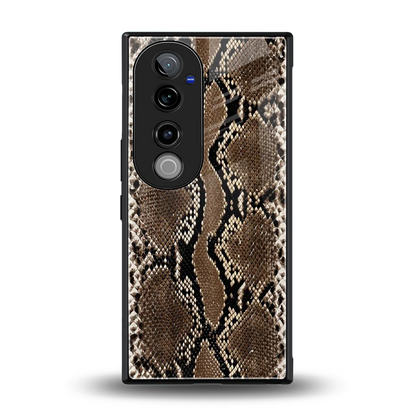 Ouroboros back phone cover | glass case for vivo v40 pro