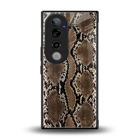 Ouroboros back phone cover | glass case for vivo v40 pro