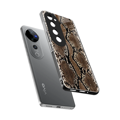 Ouroboros sleek vivo v40 pro cover with tempered glass back and TPU edges