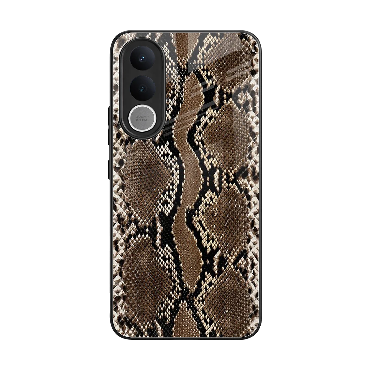 Ouroboros back phone cover | glass case for vivo v70 fe