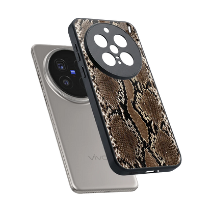 Ouroboros sleek vivo x200 pro cover with tempered glass back and TPU edges