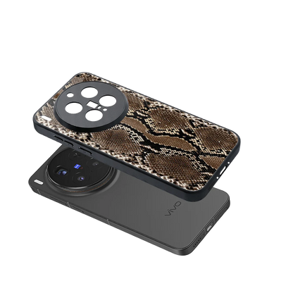 Ouroboros sleek vivo x300 pro cover with tempered glass back and TPU edges