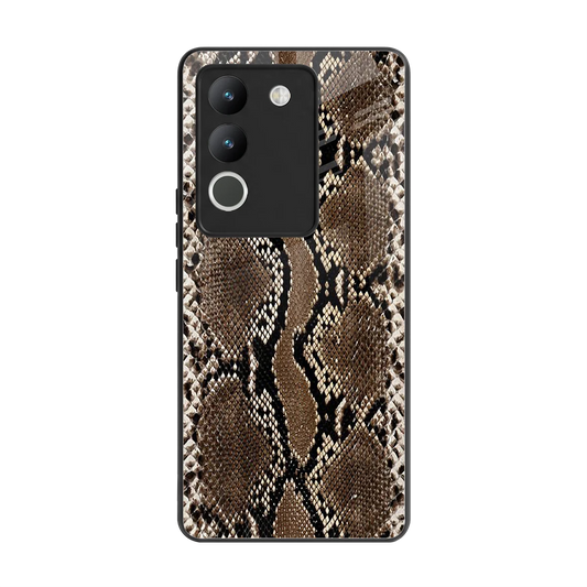 Ouroboros back phone cover | glass case for vivo y200 5g
