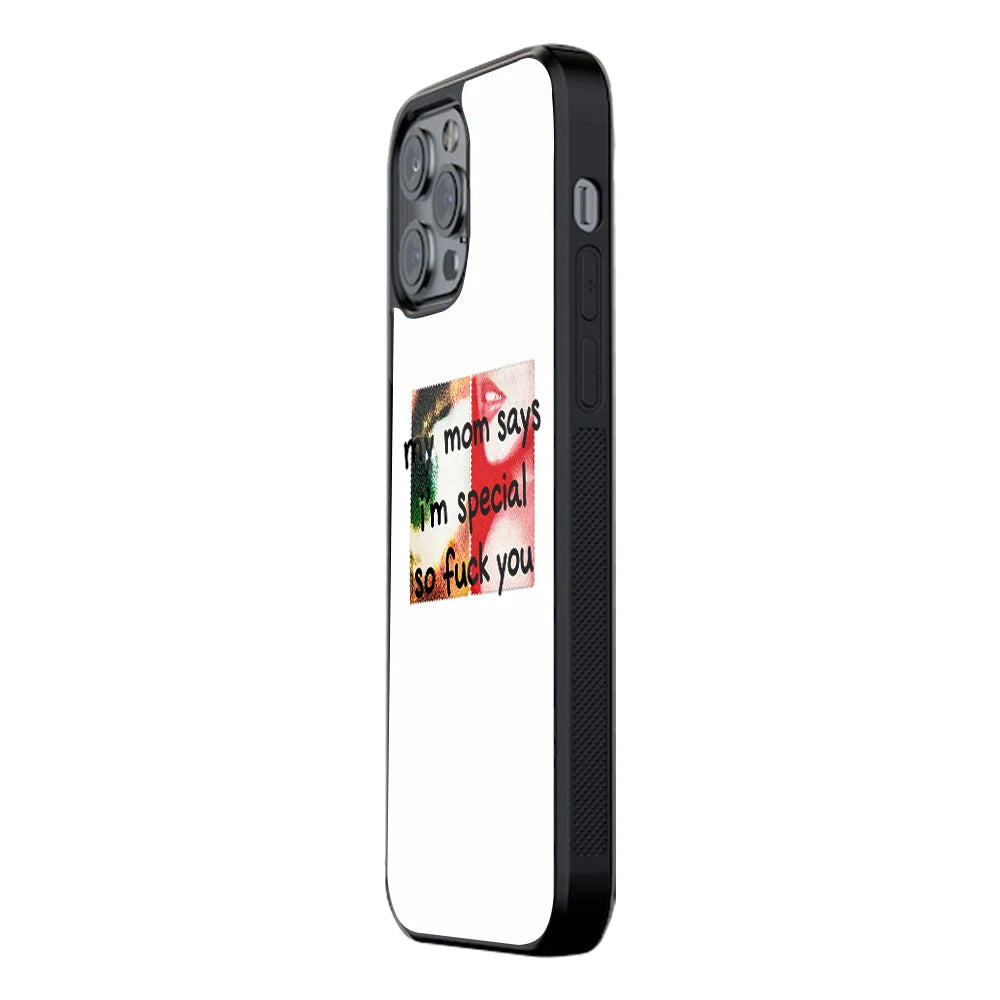 Trendy Glass Back Mobile Case for iPhone, Samsung, Redmi, OnePlus, Google Pixel, Motorola