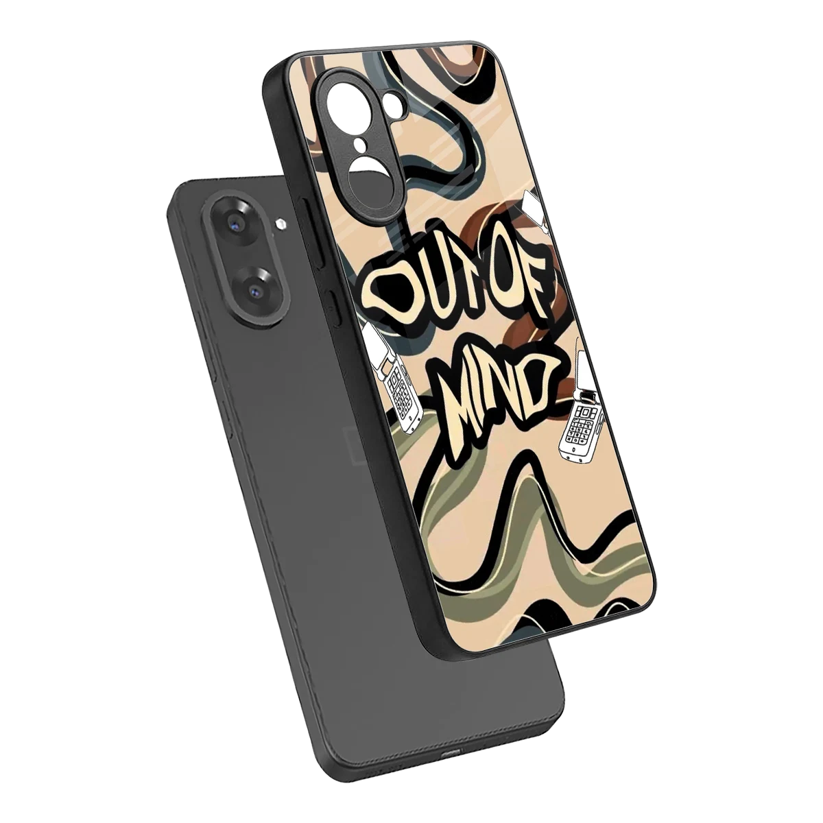 Outta Mind sleek oneplus nord ce5 5g cover with tempered glass back and TPU edges