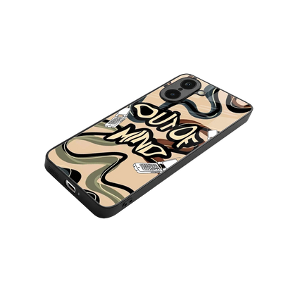 Outta Mind stylish phone case for oneplus nord ce5 5g | glossy glass and slim fit