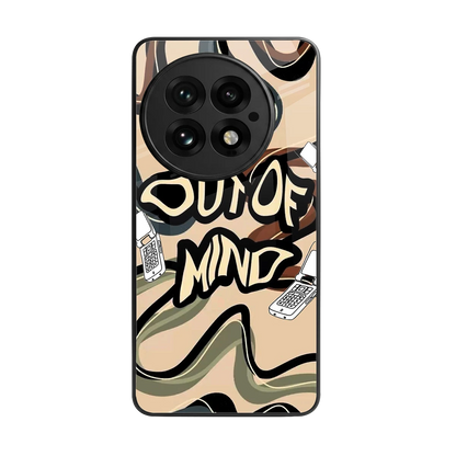 Outta Mind back phone cover | glass case for oneplus 13