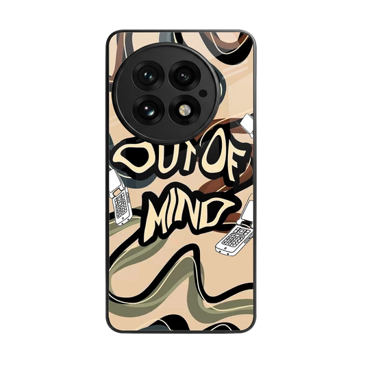 Outta Mind back phone cover | glass case for oneplus 13