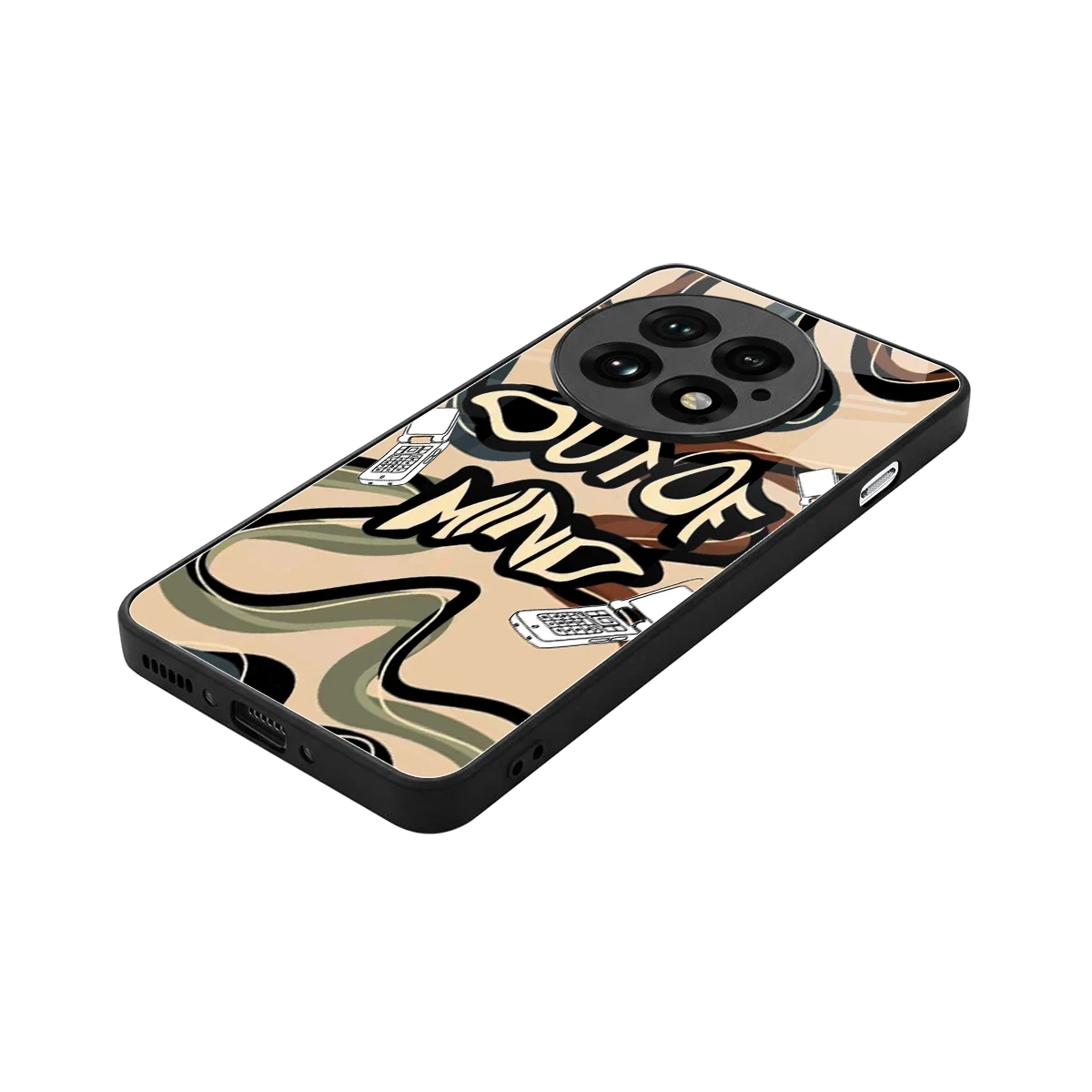 Outta Mind stylish phone case for oneplus 13 | glossy glass and slim fit