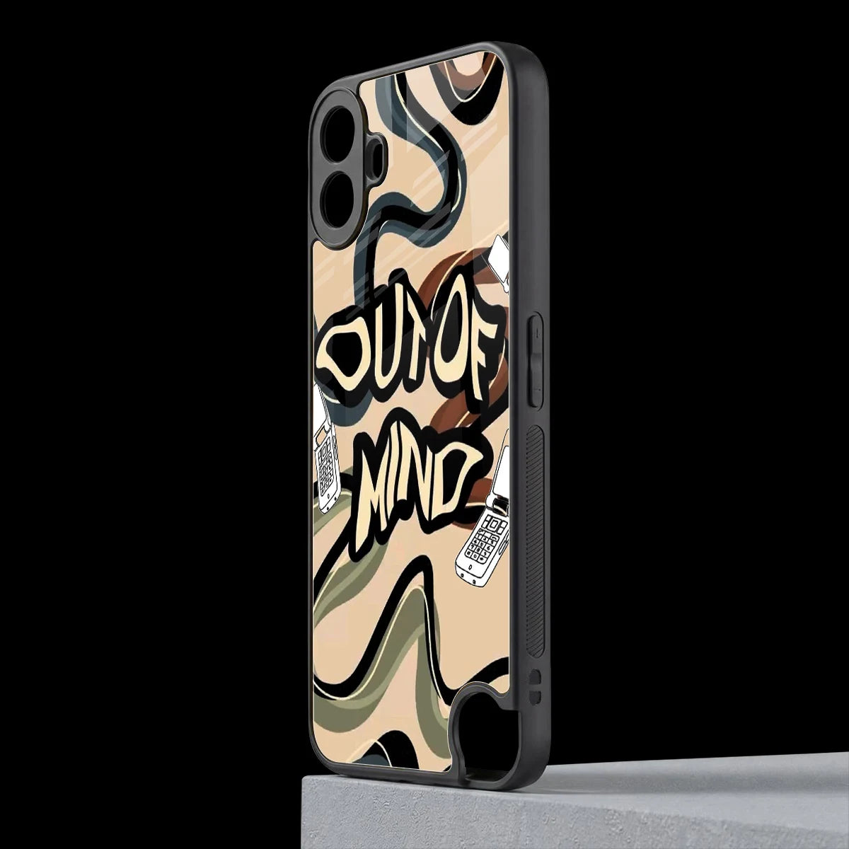 Outta Mind cmf nothing phone 1 mobile cover | shockproof glass phone case