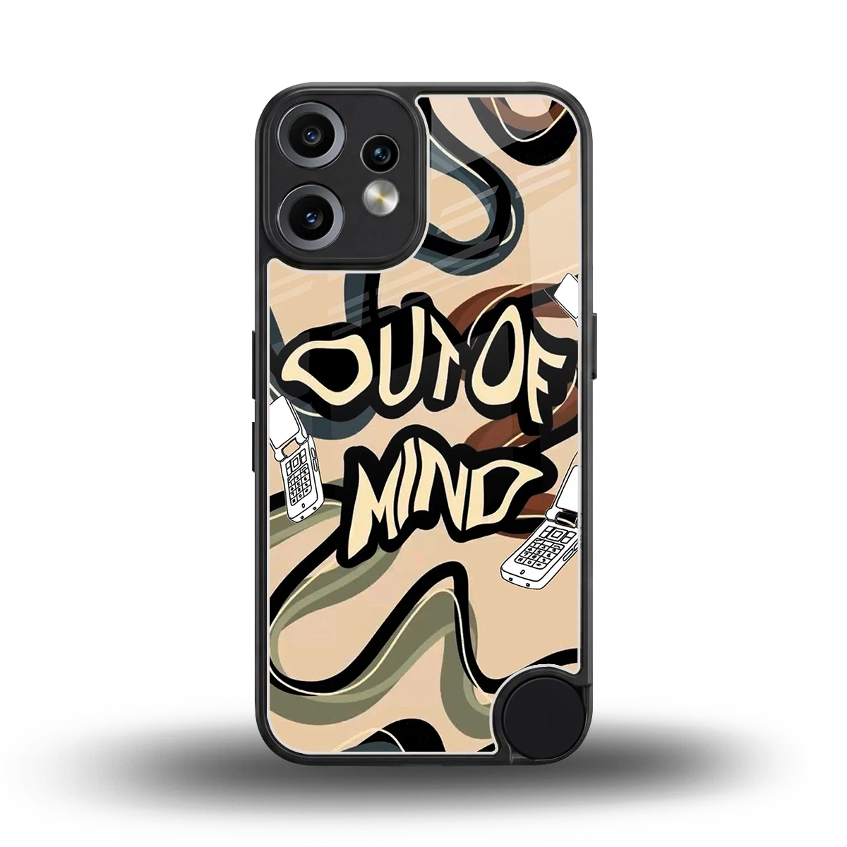Outta Mind back phone cover | glass case for cmf nothing phone 2 pro