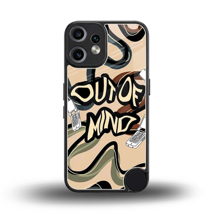 Outta Mind back phone cover | glass case for cmf nothing phone 2 pro