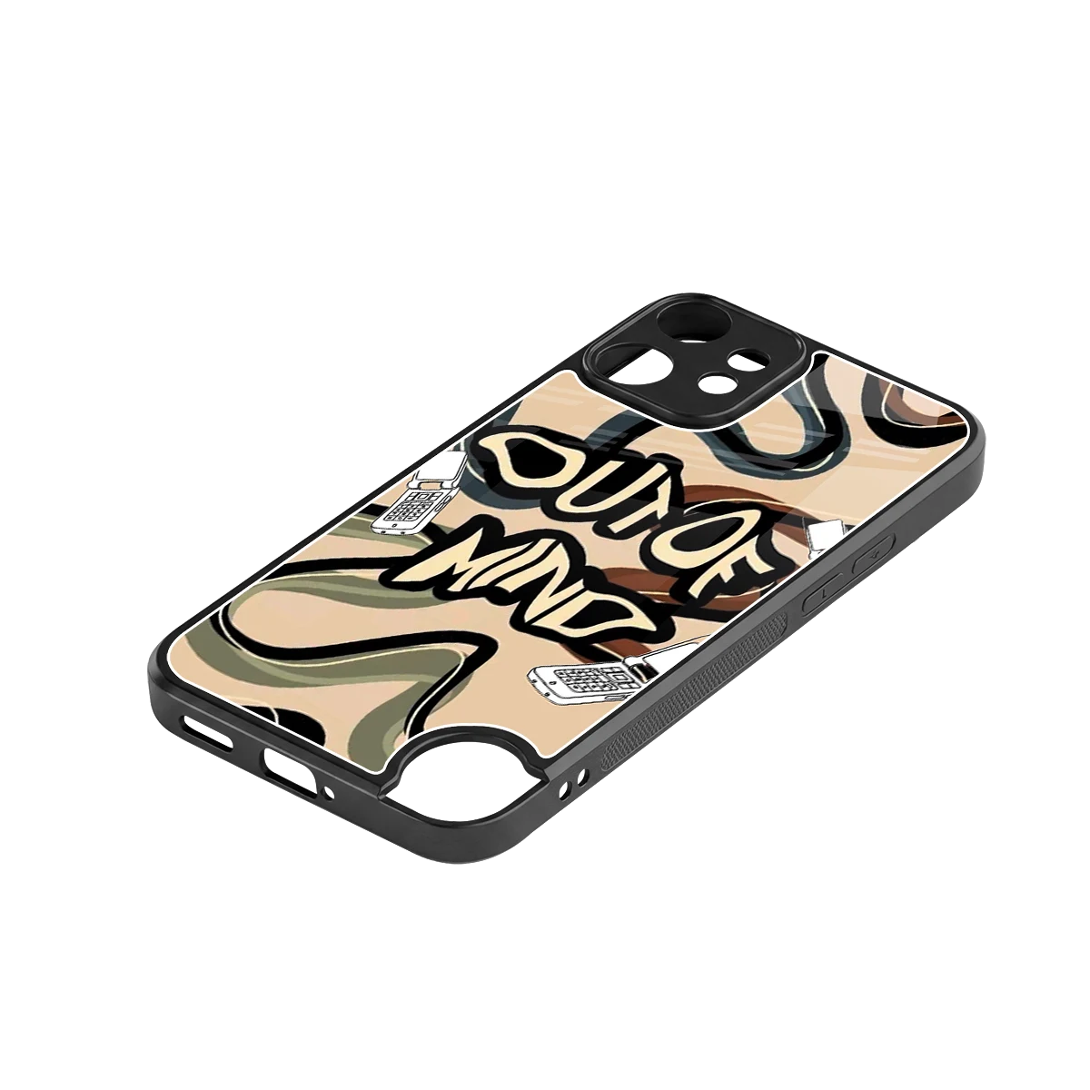 Outta Mind stylish phone case for cmf nothing phone 2 pro | glossy glass and slim fit