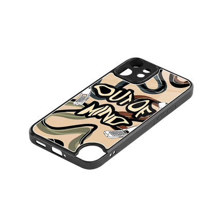 Outta Mind stylish phone case for cmf nothing phone 2 pro | glossy glass and slim fit