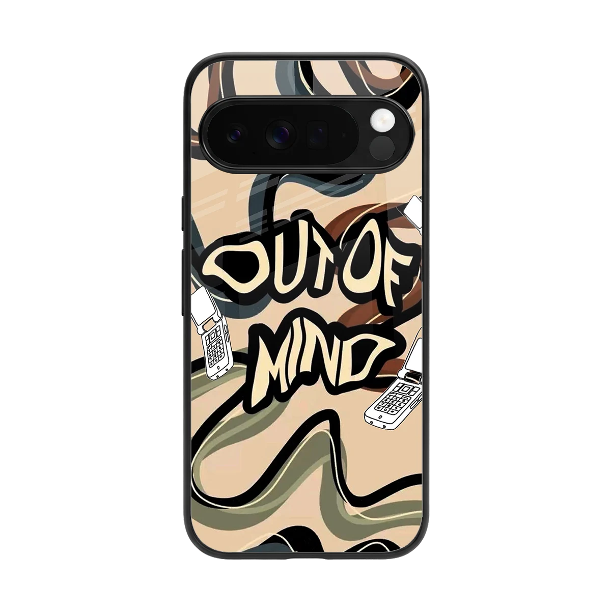 Outta Mind back phone cover | glass case for google pixel 10 pro xl