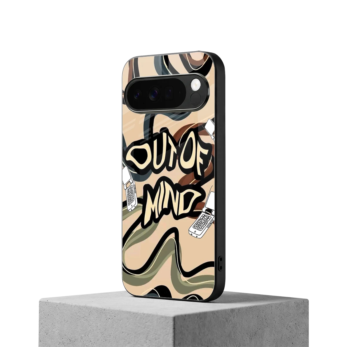 Outta Mind google pixel 10 pro xl mobile cover | shockproof glass phone case