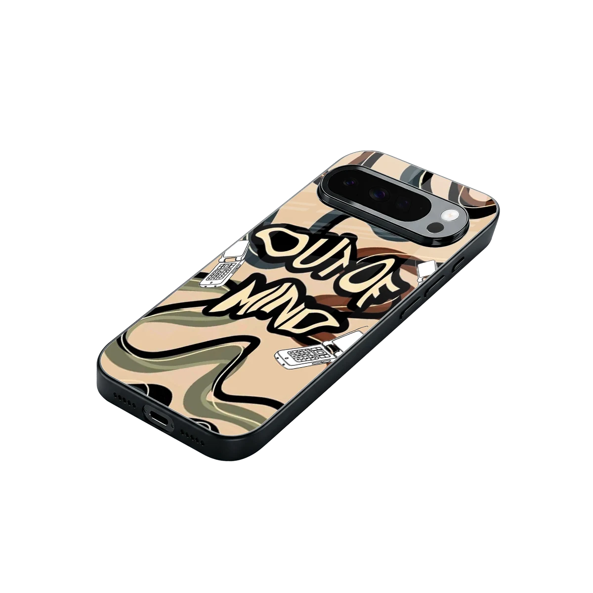 Outta Mind stylish phone case for google pixel 10 pro xl | glossy glass and slim fit