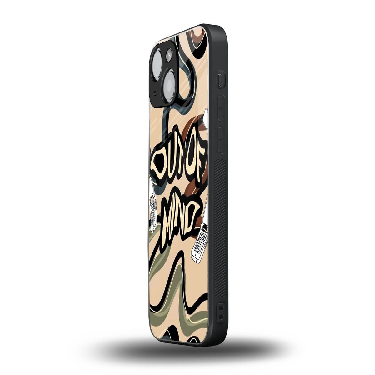 Outta Mind iphone 13 mini mobile cover | shockproof glass phone case