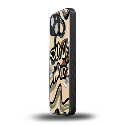 Outta Mind iphone 13 mini mobile cover | shockproof glass phone case