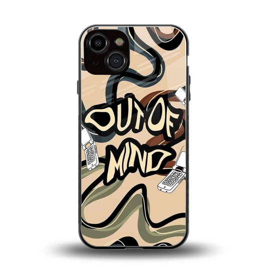 Outta Mind back phone cover | glass case for iphone 13