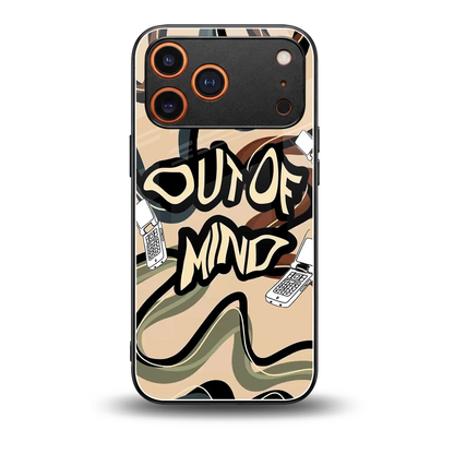 Outta Mind back phone cover | glass case for iphone 17 pro max