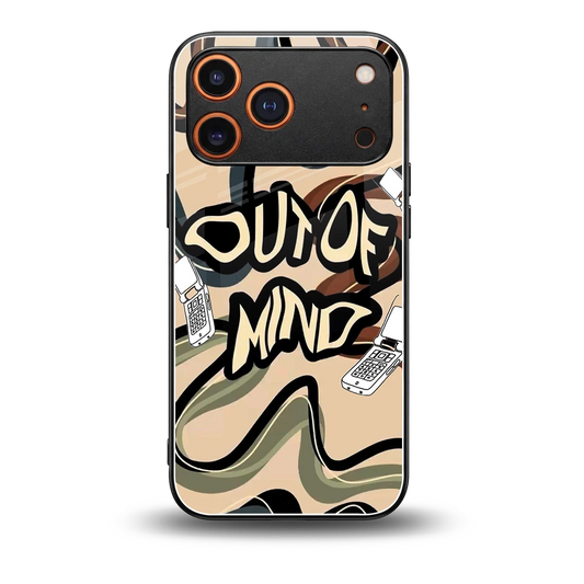 Outta Mind back phone cover | glass case for iphone 17 pro max