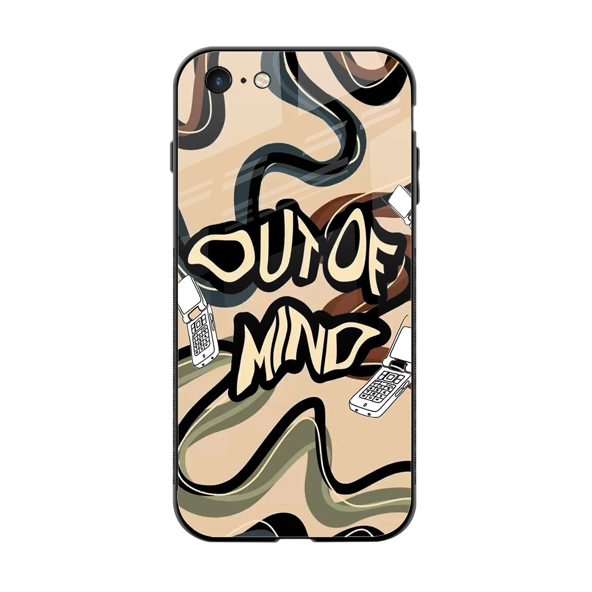Outta Mind back phone cover | glass case for iphone 6