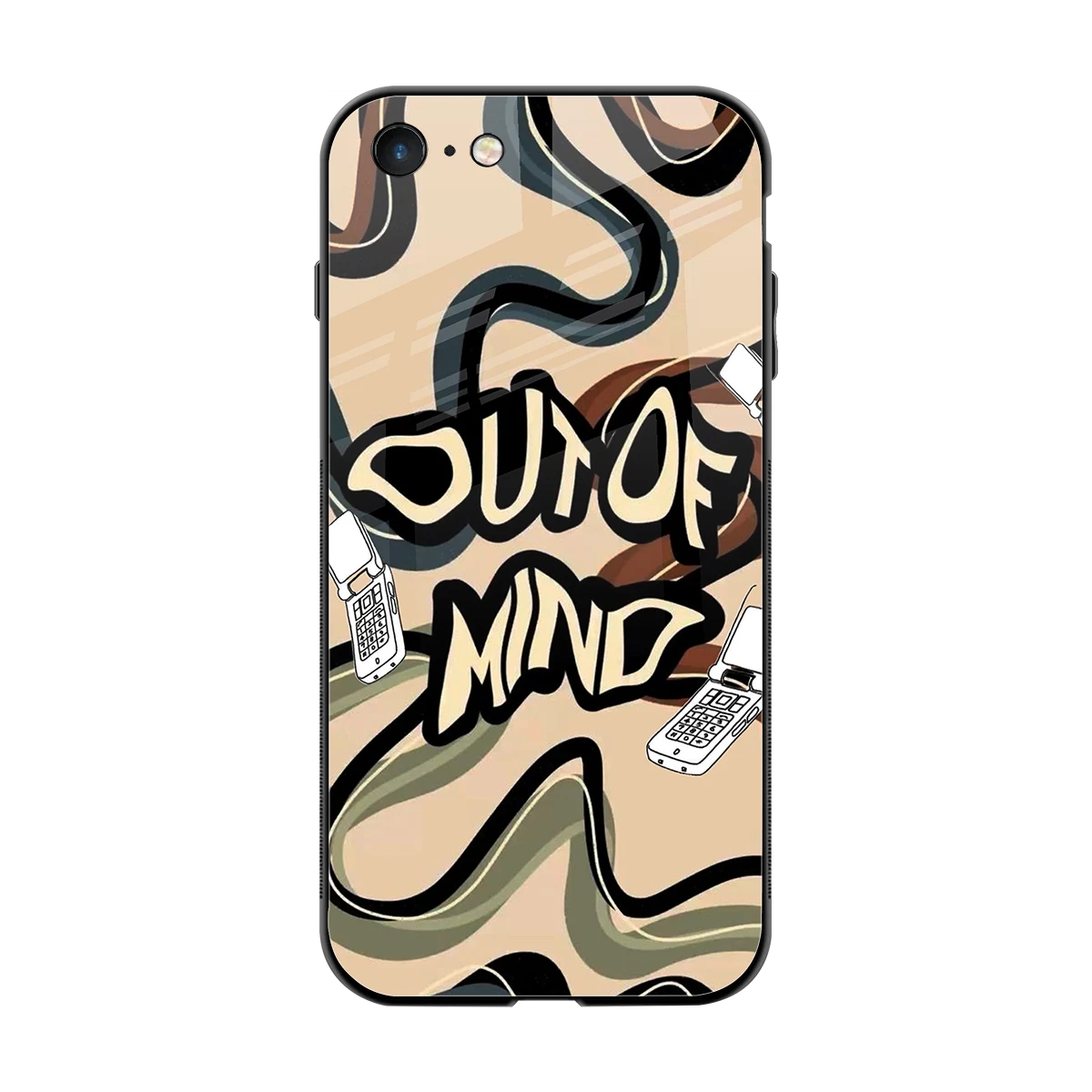Outta Mind back phone cover | glass case for iphone 7