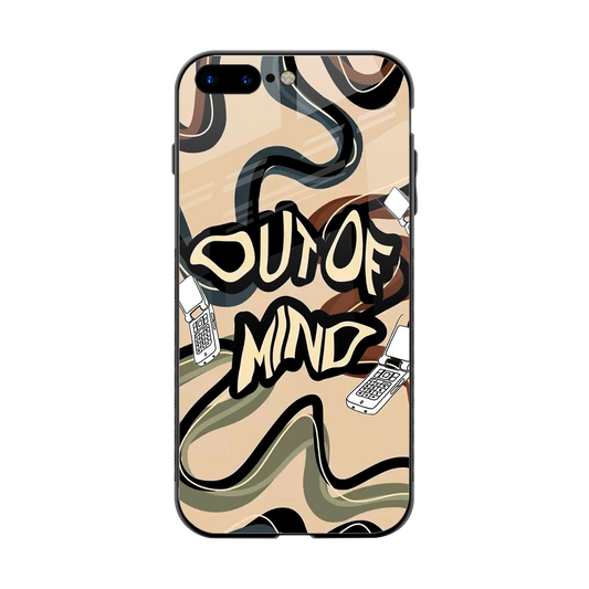 Outta Mind back phone cover | glass case for iphone 7 plus