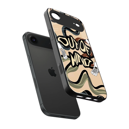 Outta Mind sleek iphone air cover with tempered glass back and TPU edges