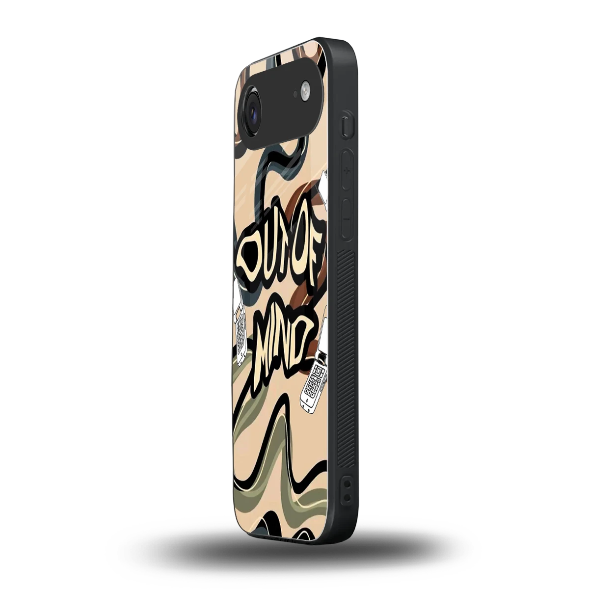 Outta Mind iphone air mobile cover | shockproof glass phone case