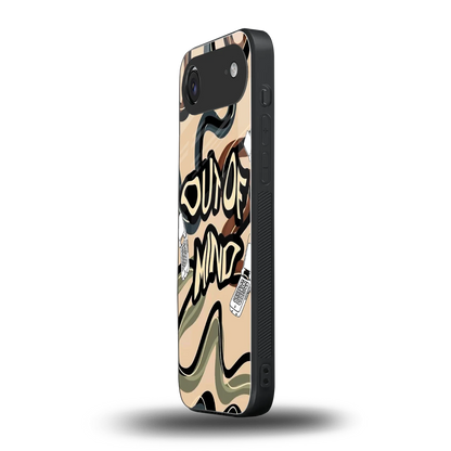 Outta Mind iphone air mobile cover | shockproof glass phone case